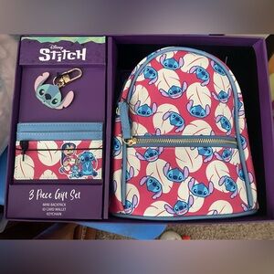 Disney Stitch 3 piece gift set NIB